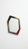 Asymmetrical Mirror With Resin Frame